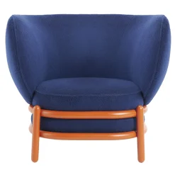 Luftballon Orange & Blue Lounge Chair