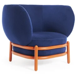 Luftballon Orange & Blue Lounge Chair
