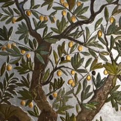 L'Ulivo Silver Leaf Textured Panel