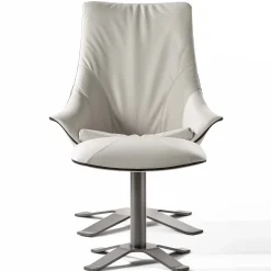 Lullaby White Swivel Office Chair