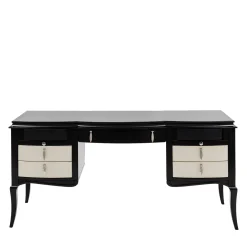 Lumiere Black-And-White Desk