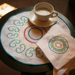 Luminaria Set of 2 Multicolor Napkins