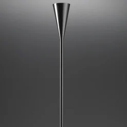 Luminator Nickel Floor Lamp by Pietro Chiesa