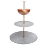 Lunar Cycle Copper and Marble Stand