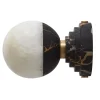 Lunar Sconce in Portoro Marble and Onyx