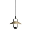 Luppiter S 1 Matte Black And Galvanized Metal Pendant Lamp