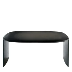 Luxury Black Round Wood Poe Desk