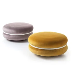 Macaron Mustard Pouf