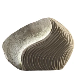 Madrepora Lecce Stone Horizontal Light Sculpture