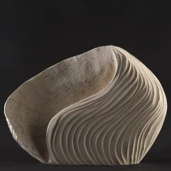 Madrepora Lecce Stone Horizontal Light Sculpture