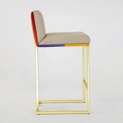 Magnetik Epoca Colore Bar Stool with Backrest