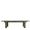 Majesty Verde Bamboo Marble Dining Table