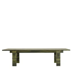 Majesty Verde Bamboo Marble Dining Table