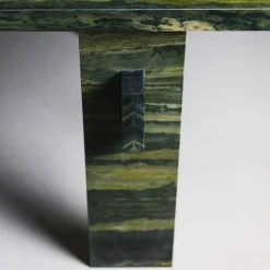 Majesty Verde Bamboo Marble Dining Table