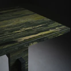 Majesty Verde Bamboo Marble Dining Table