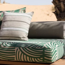 Majlis Green Textile Sofa Composition 216L + 216R