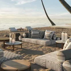 Majlis On Floor White Modular Right Sofa