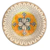 Majolica Wall Plate Renaissance Fall Flower