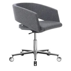 Major B Gray Swivel Chair