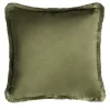 Major Collection Green Velvet Cushion