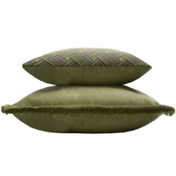 Major Collection Green Velvet Cushion