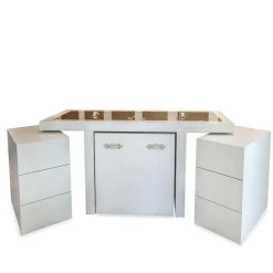 MAKEmeUP Gold Vanity Desk