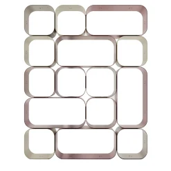 Maktaba Multicolor Small Wall Unit