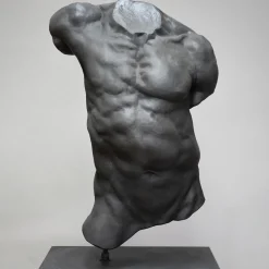 Male Torso Resin Sculpture