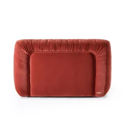 Mambo Orange Fabric Armchair by Lorenza Bozzoli