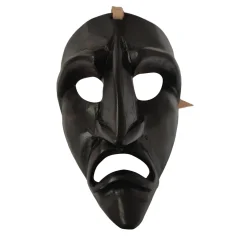 Mamuthones Large Black Mask