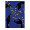 Mani e Pesci Print On Viscose - Limited Edition of 15 Pieces