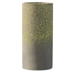Marbella Cylindrical Speckled Taupe Ceramic Vase