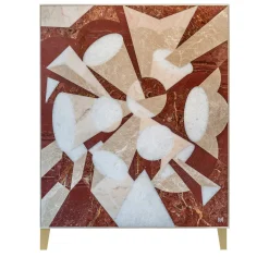 Marble Esplosione Low Pink Cabinet