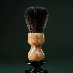 Marble-Effect Resin Synthetic Shaving Brush