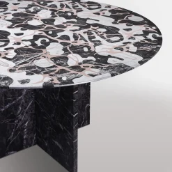 Marbling Black Table
