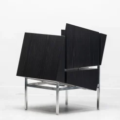 Mare Mosso Black Oak And Polished Aluminum Chair