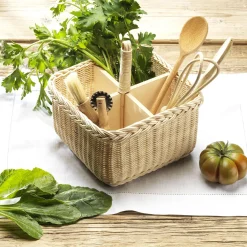Margherita 4-Slot Flatware Basket
