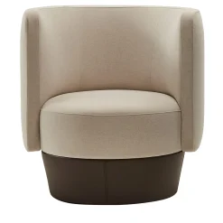Margot Beige Leather Armchair