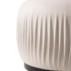 Margot round off white pouf