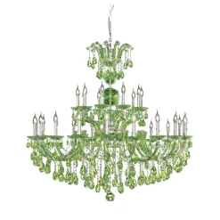 Maria Theresa Green Chandelier
