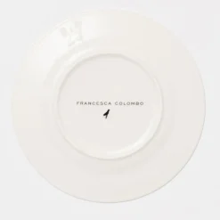 Marie Antoinette Black Dessert Plate