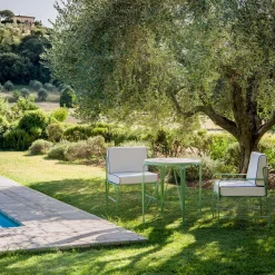 Marina Round Bistro Table by Ciarmoli Queda Studio