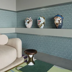 Mariposa Matte Lead Grey Tile By Elena Salmistraro