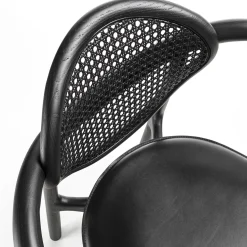 Marlena Black Chair With Arms by Studio Nove.3