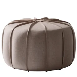 Marrakech Beige Pouf by Enrico Cesana