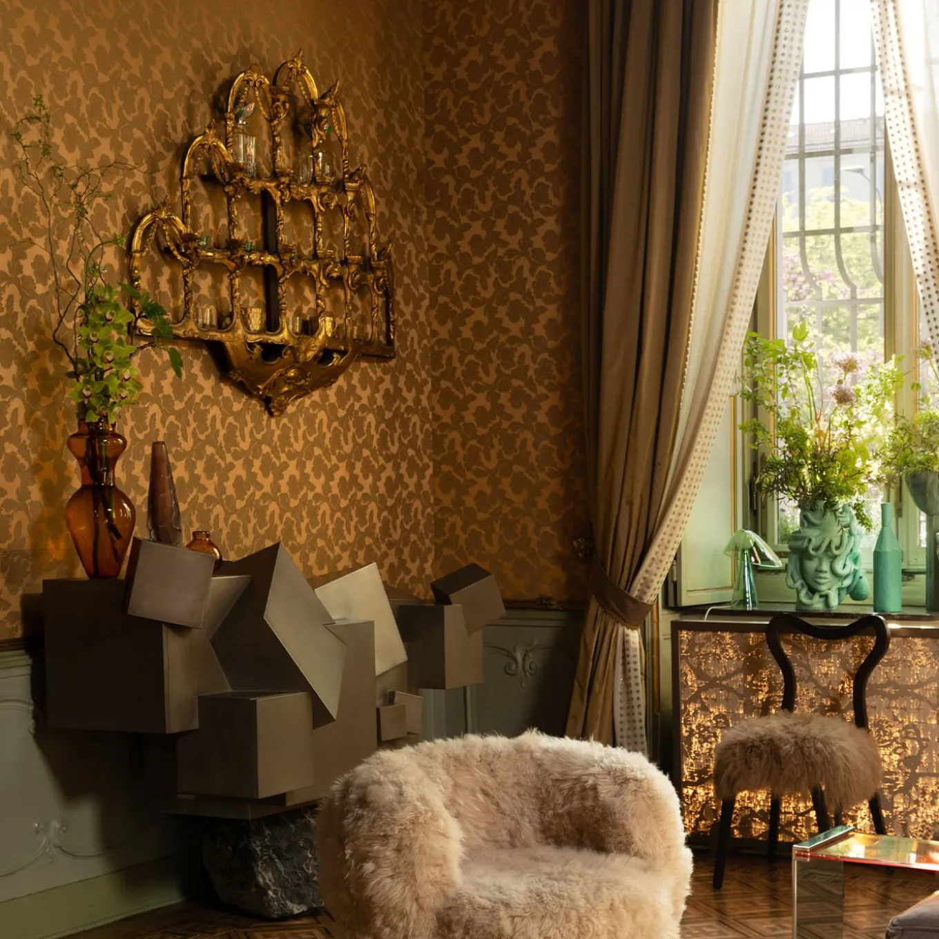 Marsala Crystal Vase