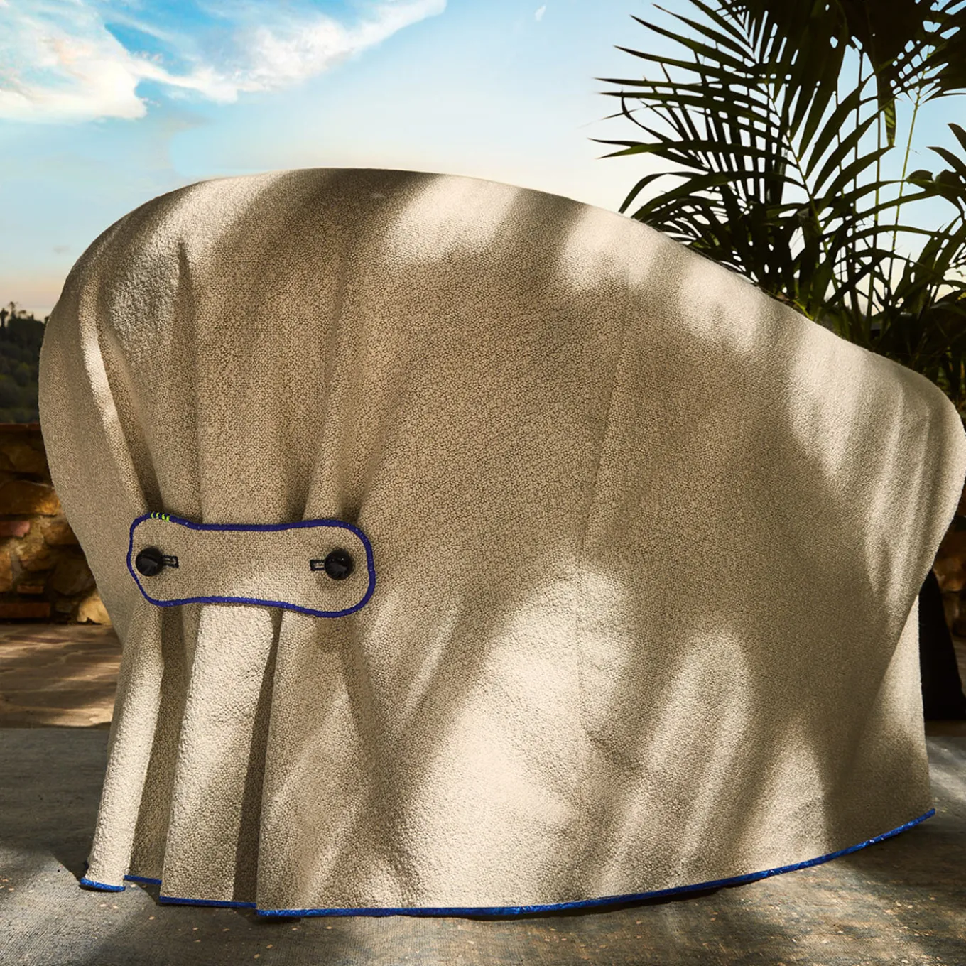 Martingale White Outdoor Armchair