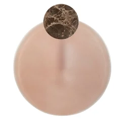 Mata Pink Wall Lamp by Serena Confalonieri