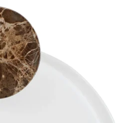 Mata White Wall Lamp by Serena Confalonieri #2