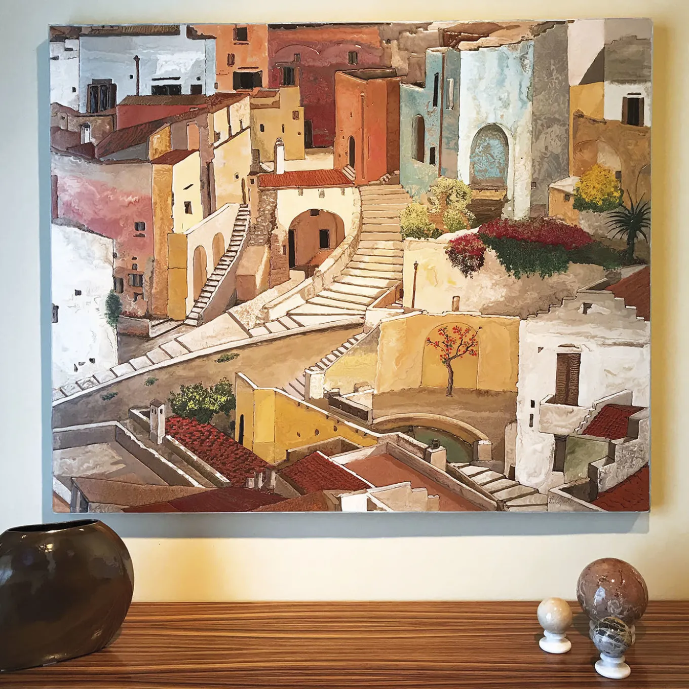 Matera Scagliola Wall Panel by Lodovico Cupioli